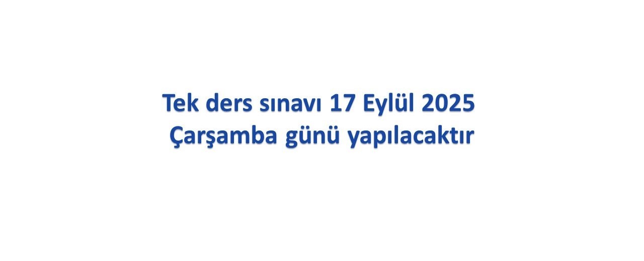 tek_ders_sinavı_hakkinda